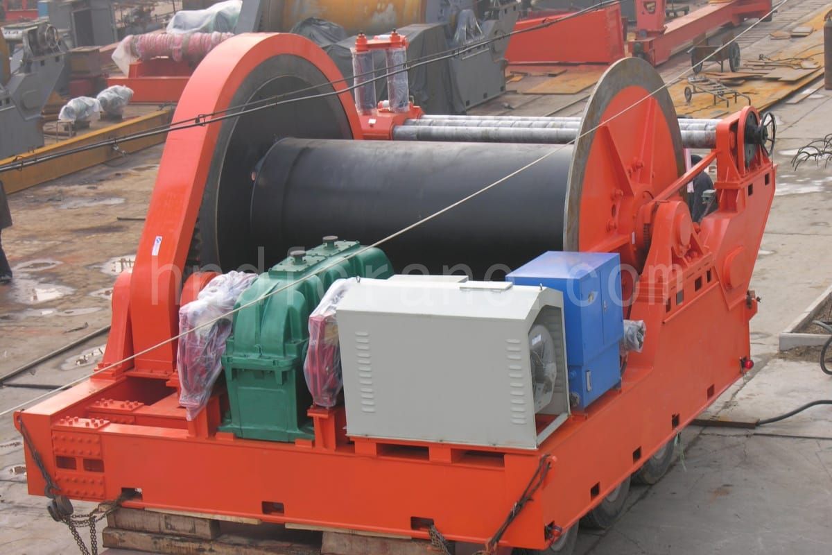 Main Hoisting Winch for 900 Ton Bridge Erecting Machine2