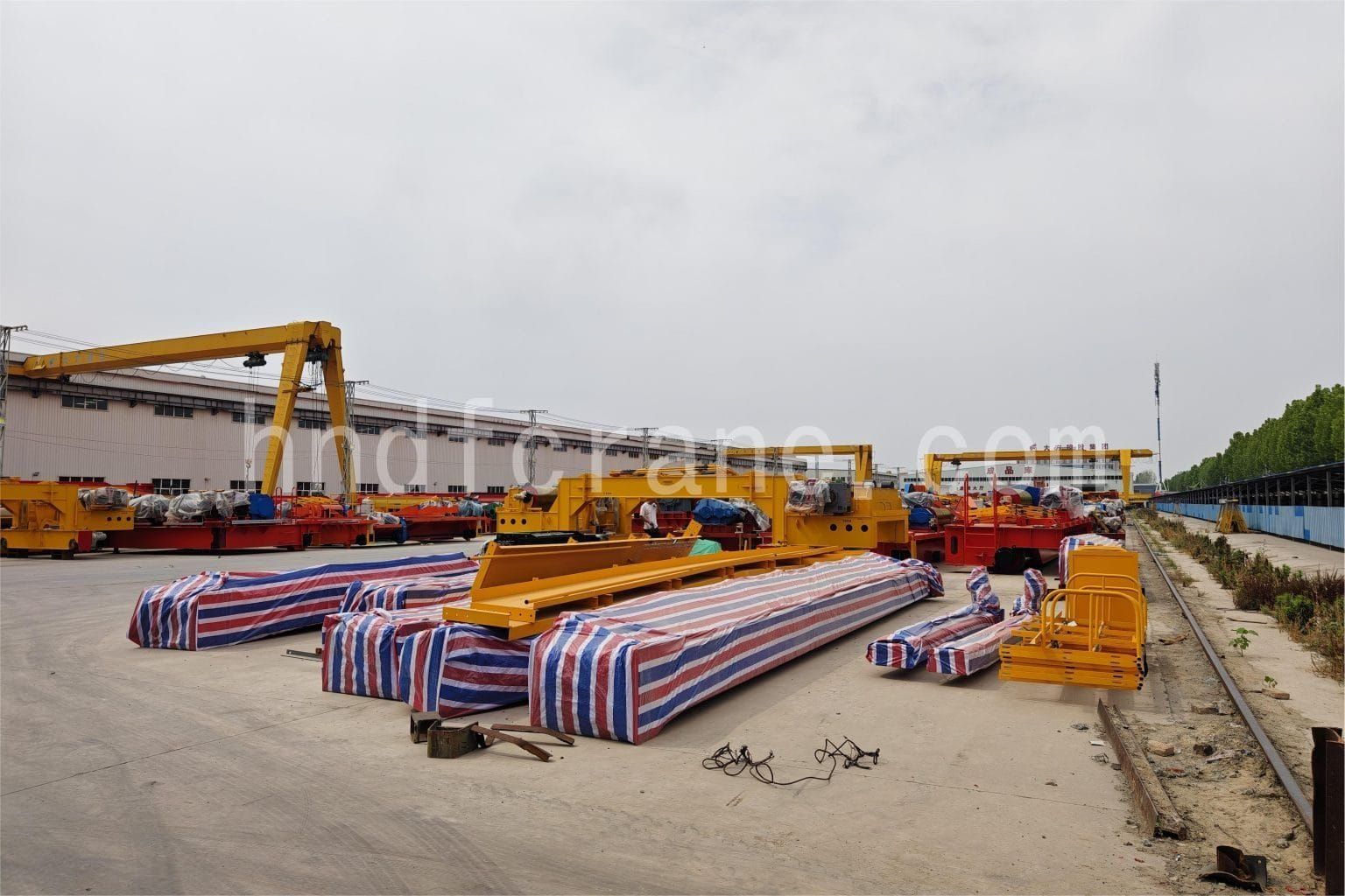 Packaged European Double Girder Overhead Crane4