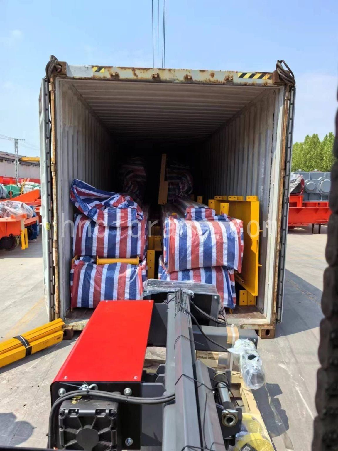 Packaged European Double Girder Overhead Crane5