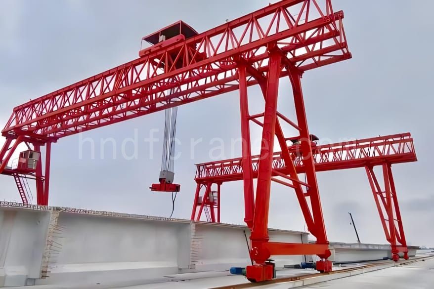 Winch for Girder Lifting in Beam Fabrication Yard