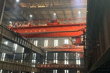 YZ160t Ladle Overhead Crane Solution for High Temperature Steelmaking Operations