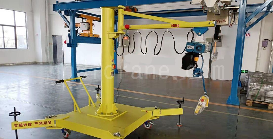 Electric Free Standing Jib Crane13