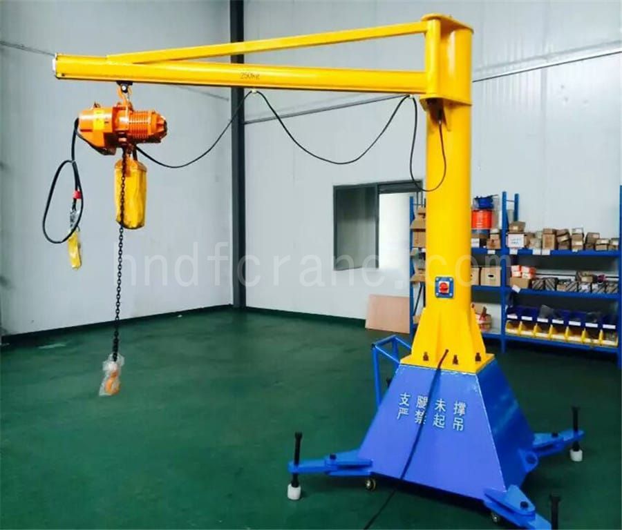Electric Free Standing Jib Crane9