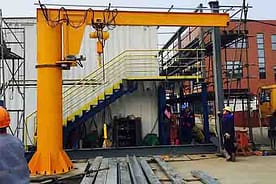 Galerie de grues à flèche électriques autoportantes 8