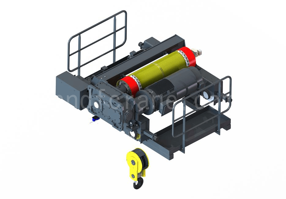 European Type Open Winch Trolley
