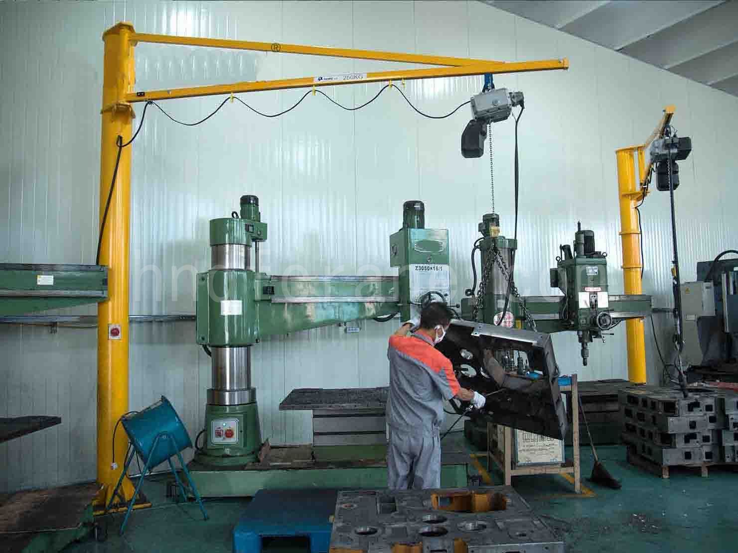 Manual Free Standing Jib Crane3