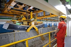 Segmenthanteringssystem för prefabricerade betongtunnelsegment i TBM-projekt