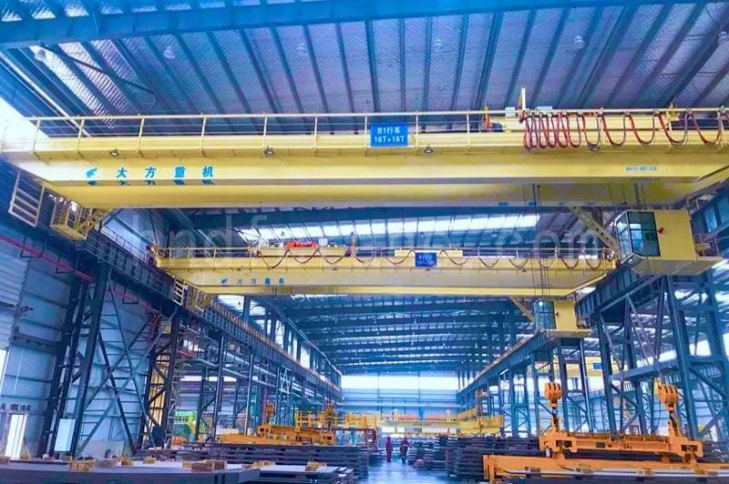 Smart elektromagnetisk traverskranlösning för hantering av rullande verkstäder