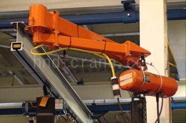 Wall Mounted Articulating Jib Cranes