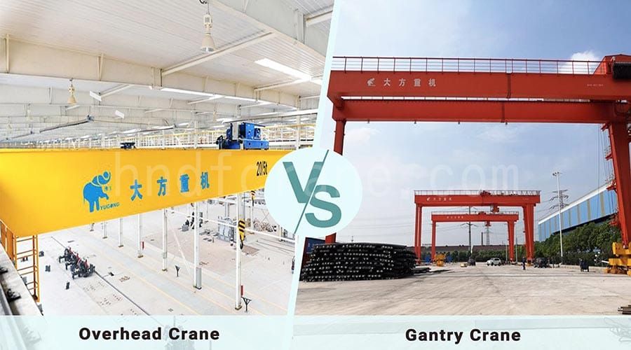 Γερανογέφυρες έναντι γερανογεφυρών