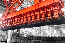 nabídka stohovacího jeřábu s anodovým uhlíkovým blokem