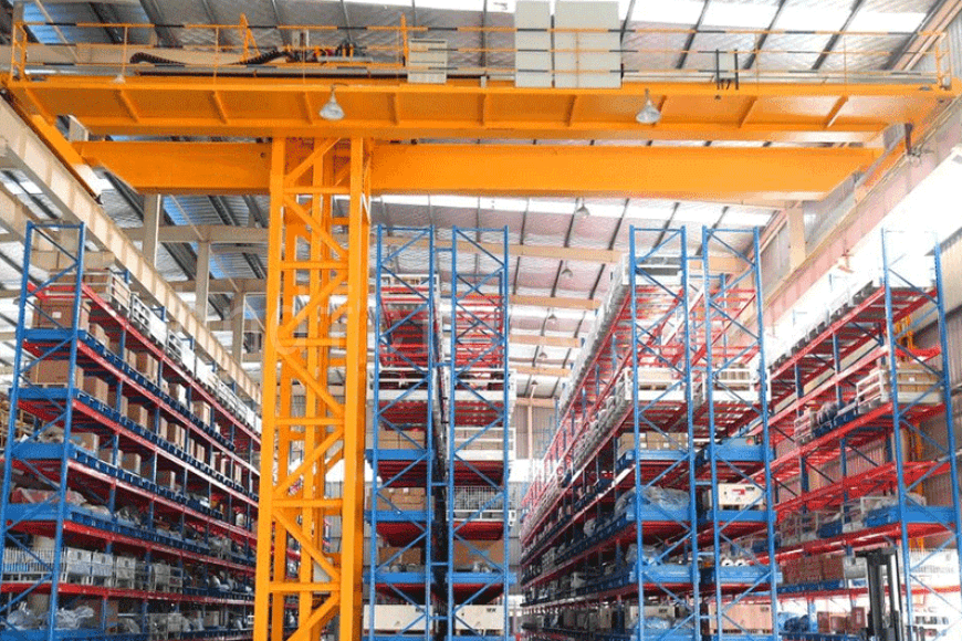 overhead stacker crane