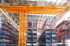 overhead stacker crane