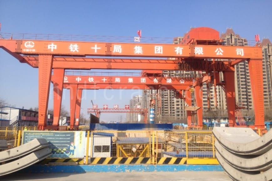 Jinan 45t Metro Slag Handling Gantry Crane 1