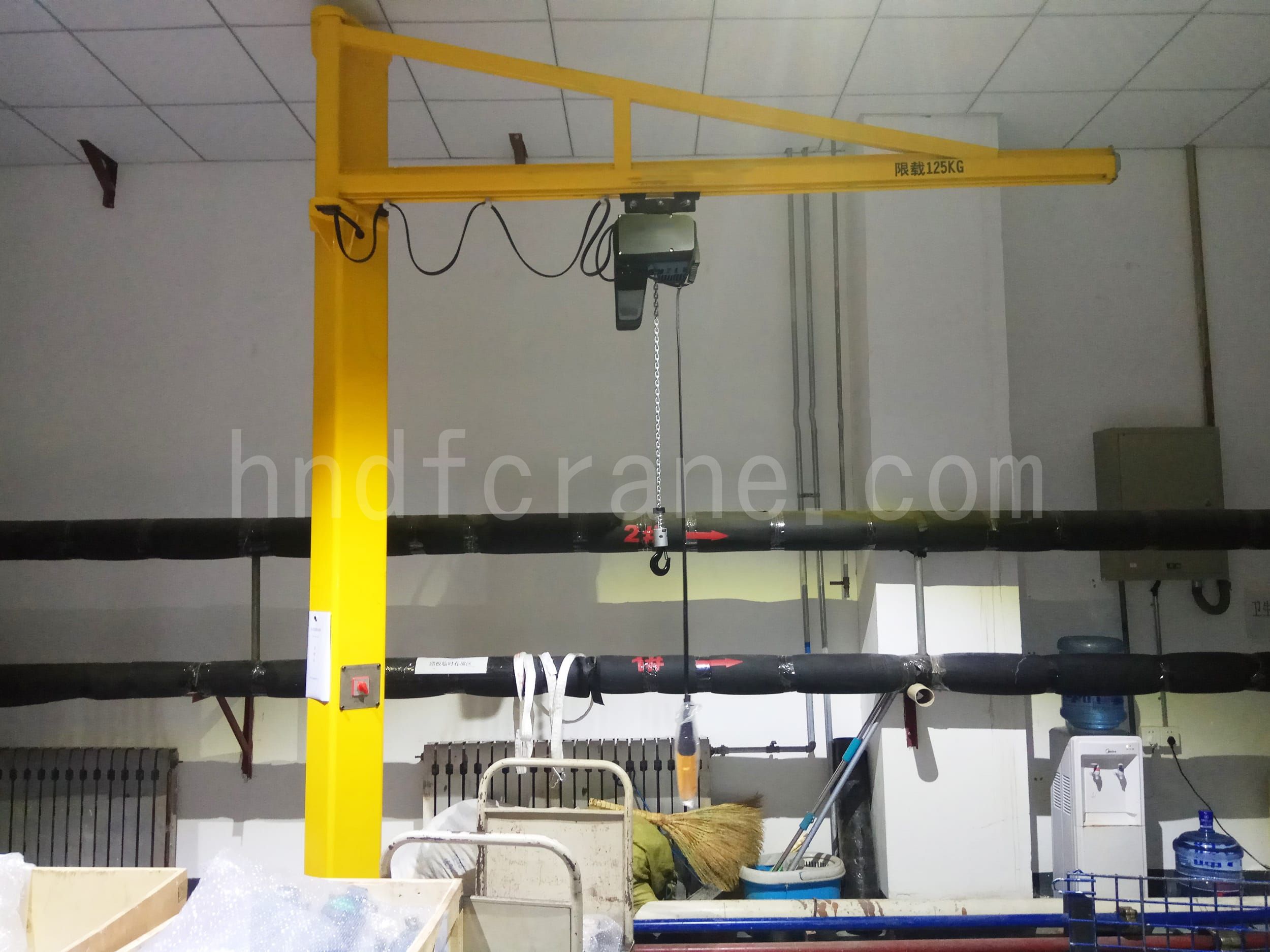 Tie Rod Free Standing Jib Cranes with C-Beam