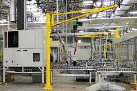 Tie Rod Free Standing Jib Cranes with C Beam8