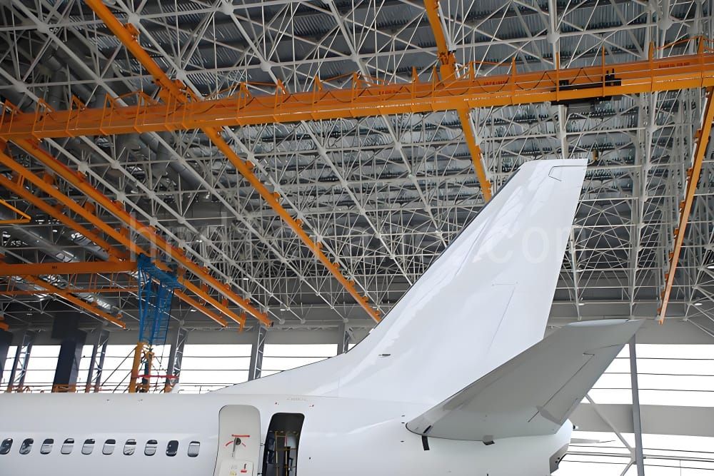 Ponte rolante de estação de trabalho para manutenção de fabricação de aeronaves1 1