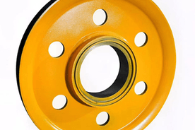 गर्म लुढ़का हुआ इस्पात पुली