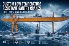 Pontes rolantes personalizadas para ambientes de 40°C