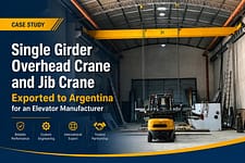 Single Girder Overhead Crane and Jib Crane Exported to Argentina
