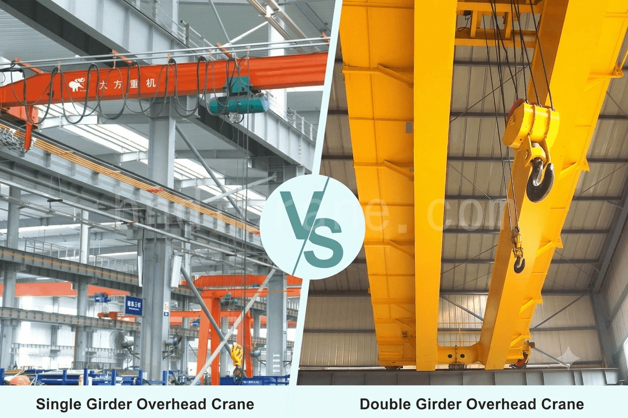 Single Girder vs Double Girder Overhead Crane