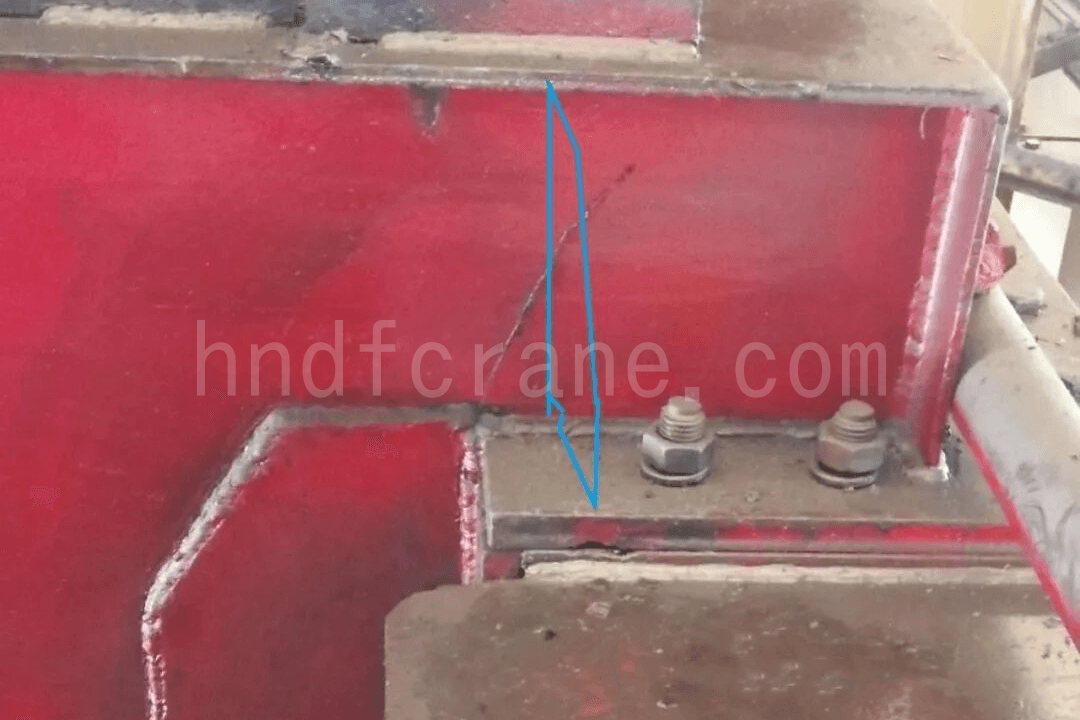 Adding a gusset plate at the connection plate