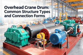 Overhead Crane Drum Common Structure Types and Connection Forms