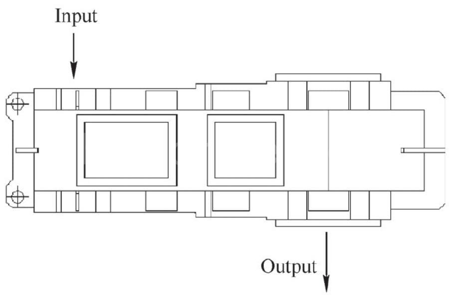 Structure of an overhead crane reducer