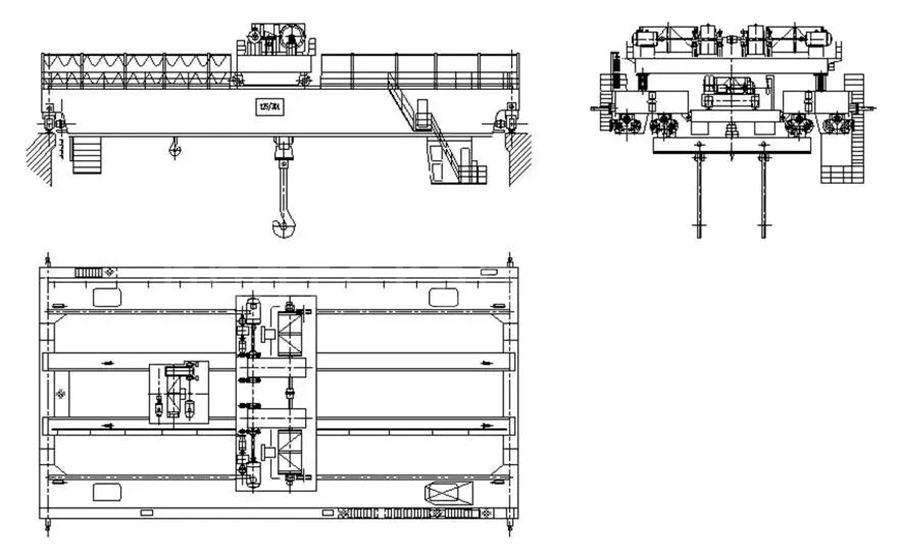 ladle overhead crane model 1