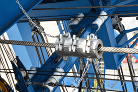 wire rope lubricator installation