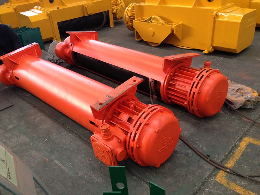 Explosion proof wire rope electric hoist