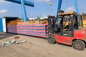 ダブルガーダー天井クレーンのロシアへの納入3