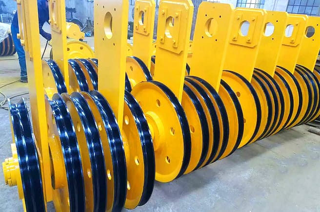 Puleggia Da 2 Tonnellate Con Gancio Girevole - Carrucola Pesante Per Trazione Cavi